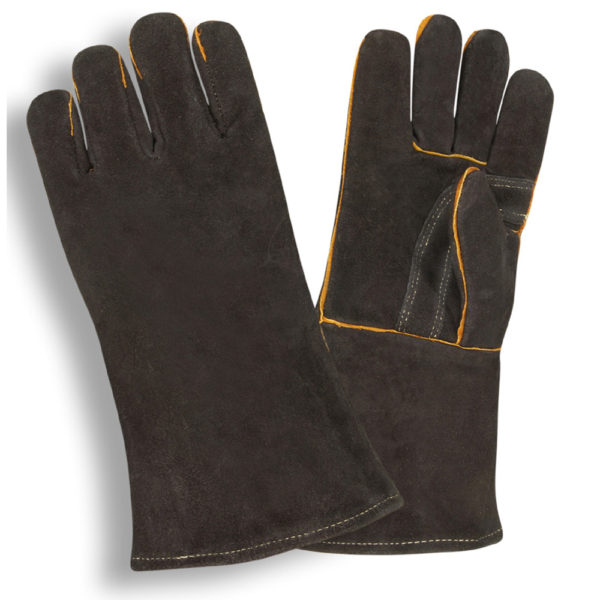7625 Premium Side Split Cowhide Leather, Black