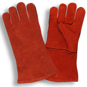7630 Select Shoulder Split Cowhide Leather, Red