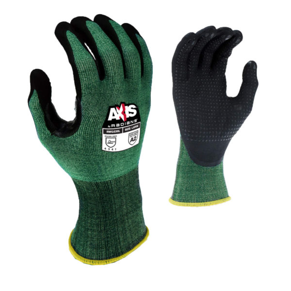 RWG538 A2, 18 gauge, HPPE shell, Foam Nitrile Dotted Palm