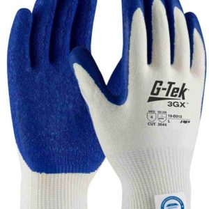 19-D313 A4, 13 gauge, Dyneema shell, Crinkle Latex palm