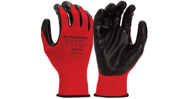 GL614 Smooth Nitrile palm, 13 gauge Poly shell