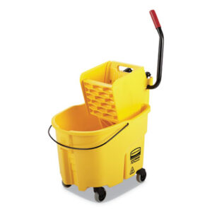 RCPFG758088YEL Side-Press Bucket/Wringer Combo, 35qt