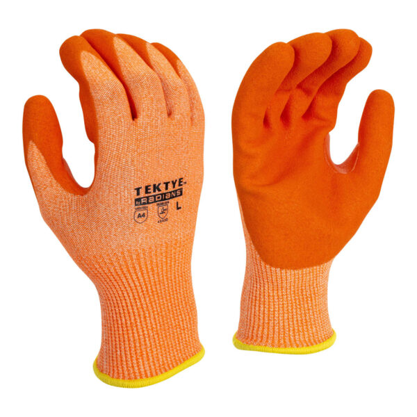 RWG703, A4 TEKTYE, Sandy Foam Nitrile, Reinforced Thumb