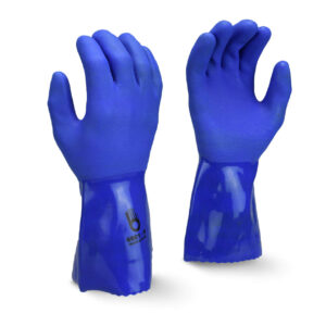 6601 Triple Dipped PVC/Nitrile, 12 Inch, Textured Palm