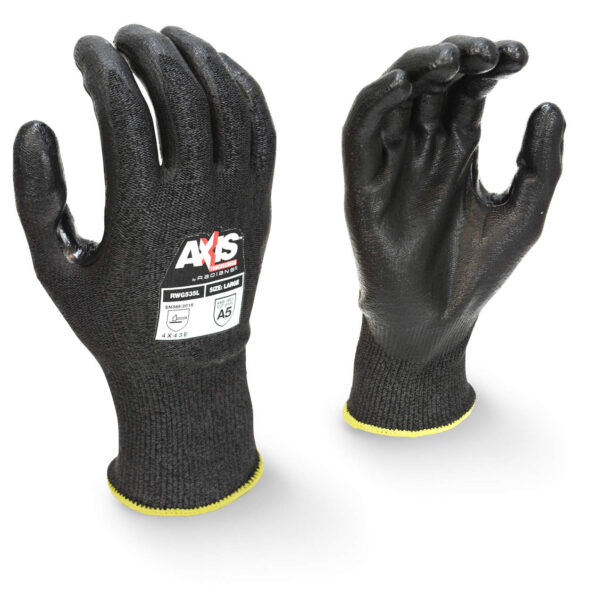 RWG535, A5, 13 gauge HPPE shell, Foam NBR Palm, Reinforced Thumb, Touchscreen