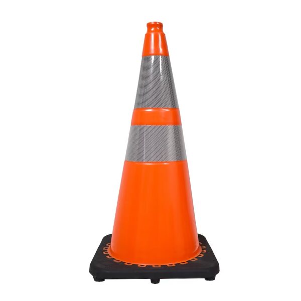 28" Orange PVC Safety Cone