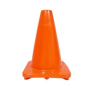 12" Orange PVC Safety Cone