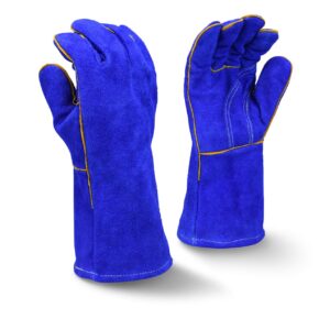 RWG5210XL Blue Regular Shoulder Split Leather Welding Glove