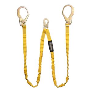Guardian, Internal Shock Lanyard, 6FT, Steel Rebar Hook